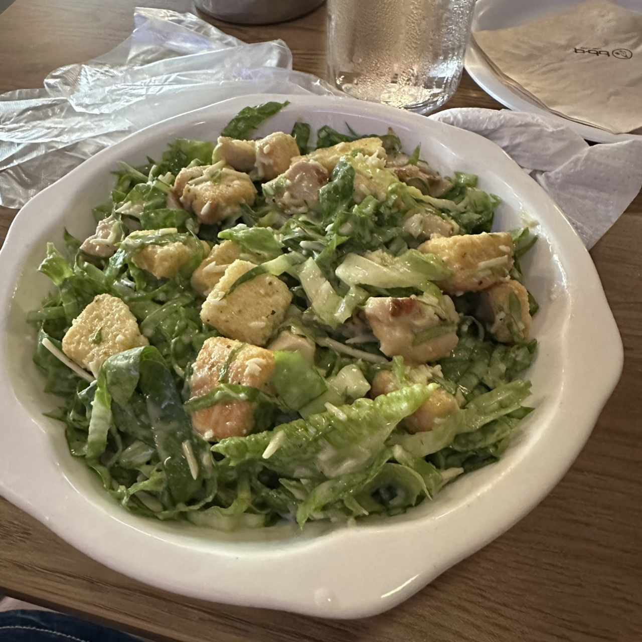 Ensalada Cesar con pollo