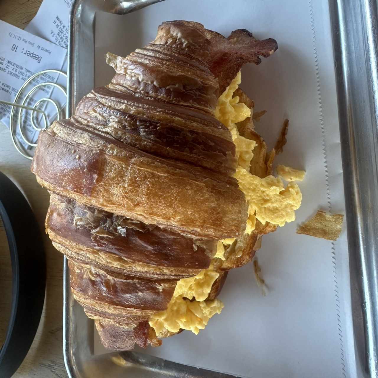 Croissant de Tocino y Huevo