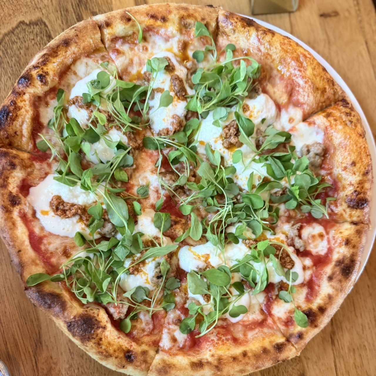 Stracciatella y Chorizo