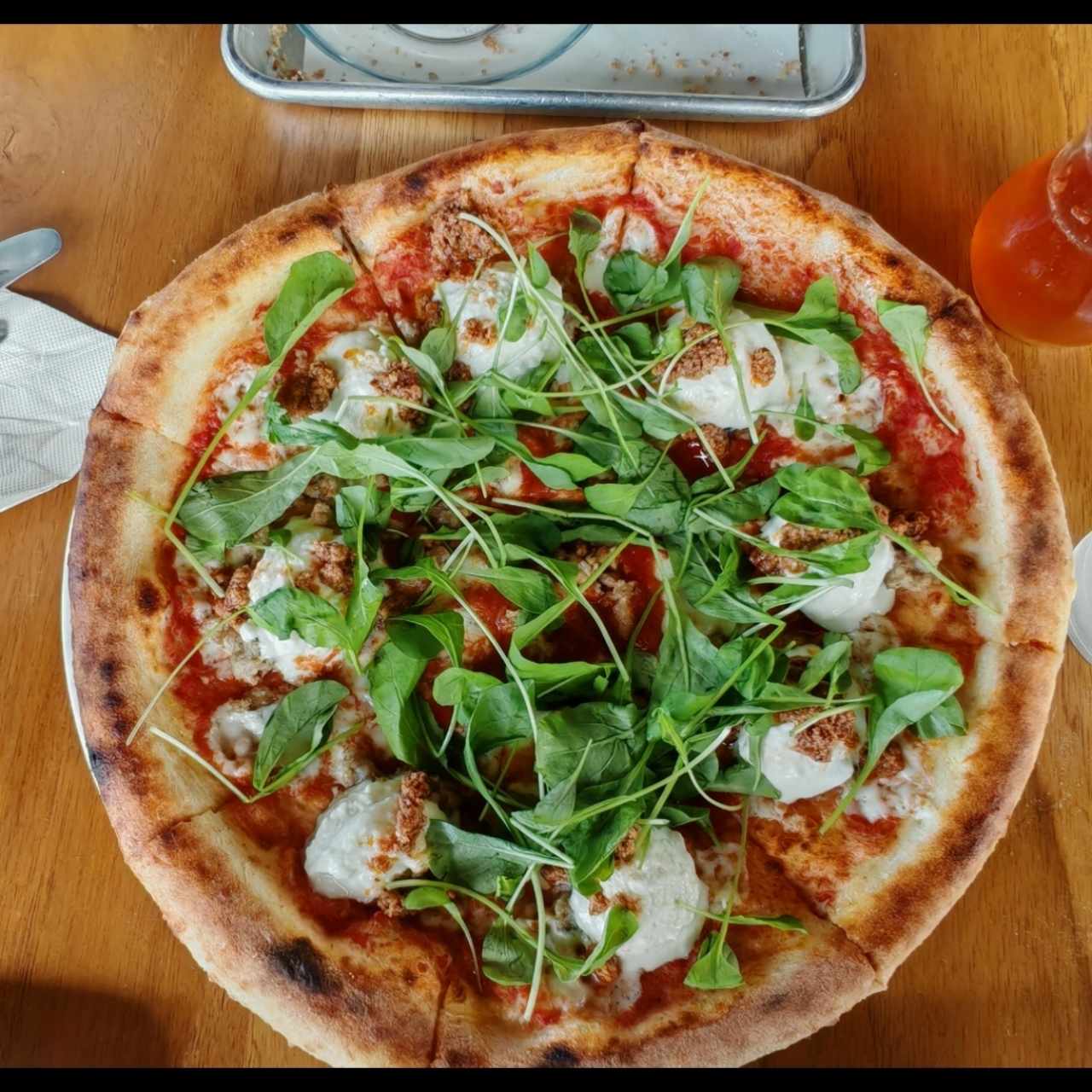 Stracciatella y Chorizo