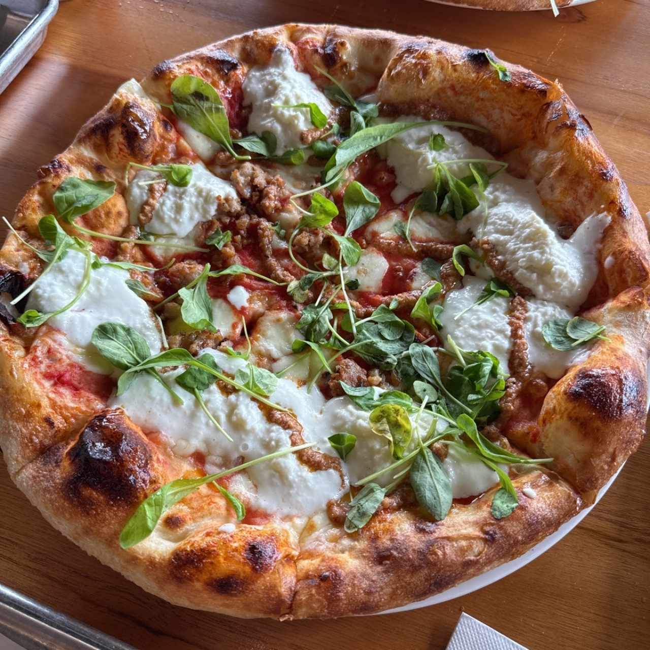 Stracciatella y Chorizo