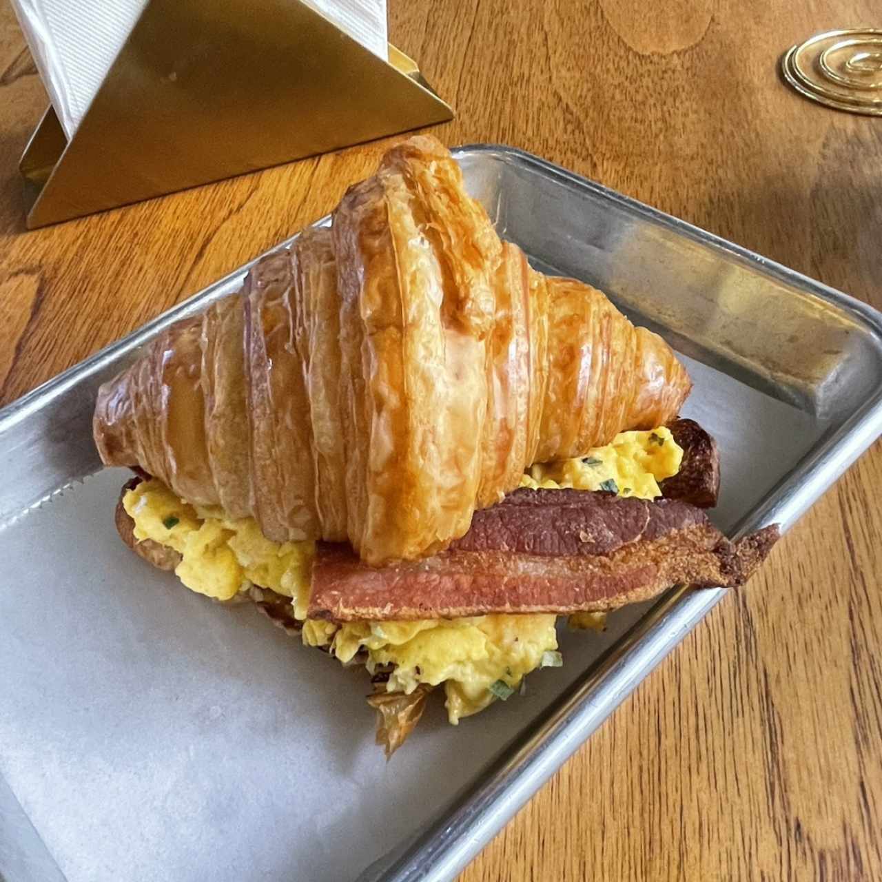 Egg & Bacon Croissant 