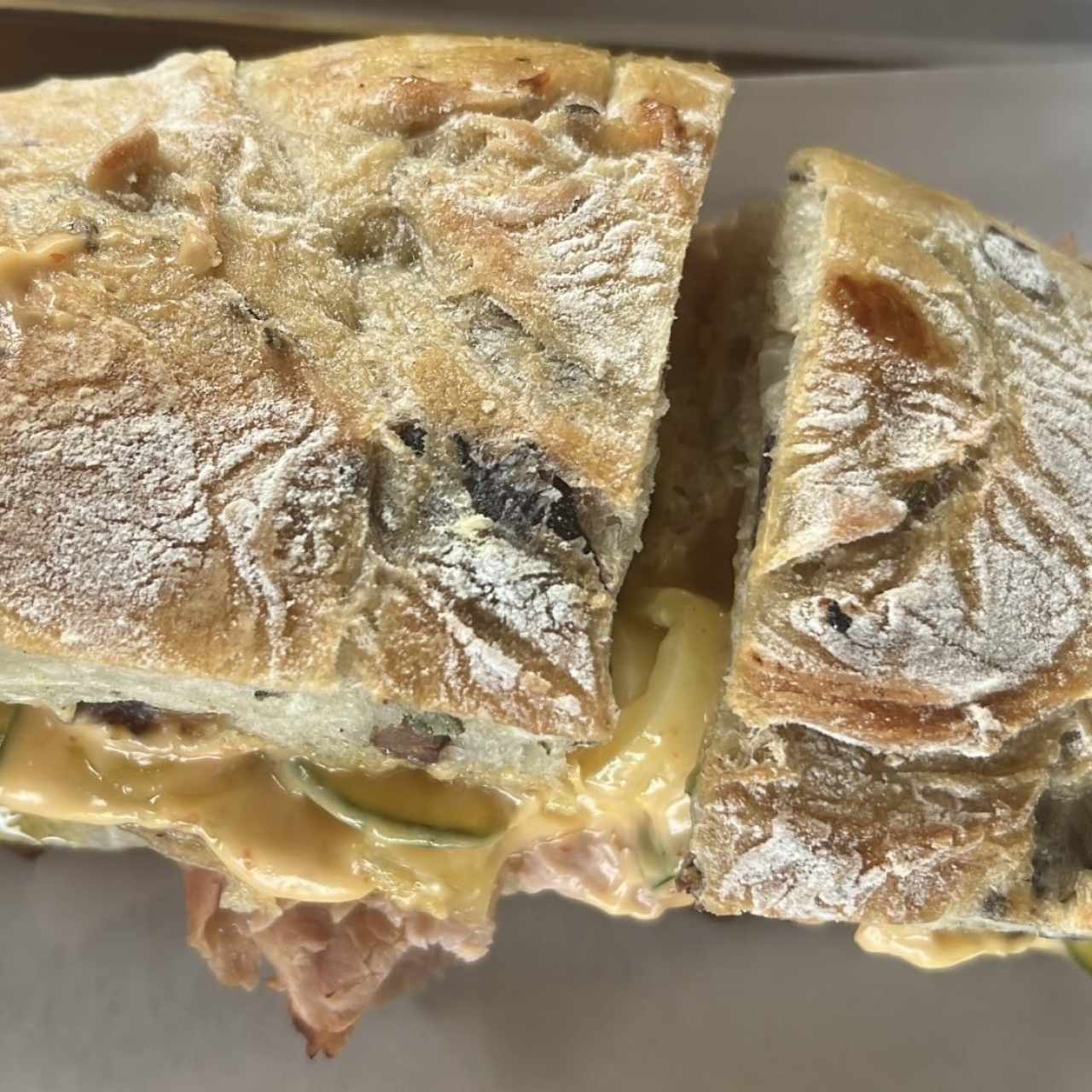 Emparedado de Jamon Gruyere