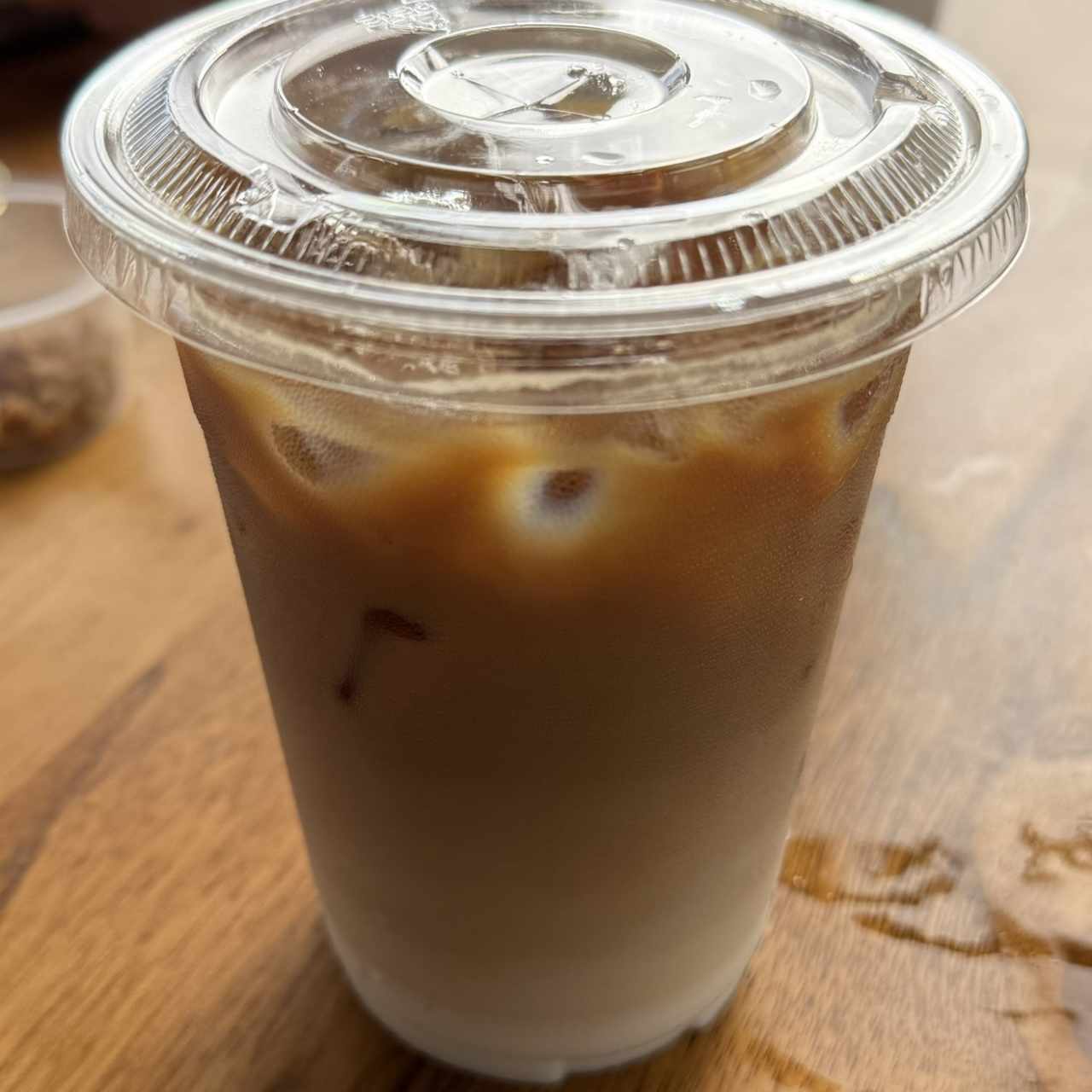 Iced coffee latte