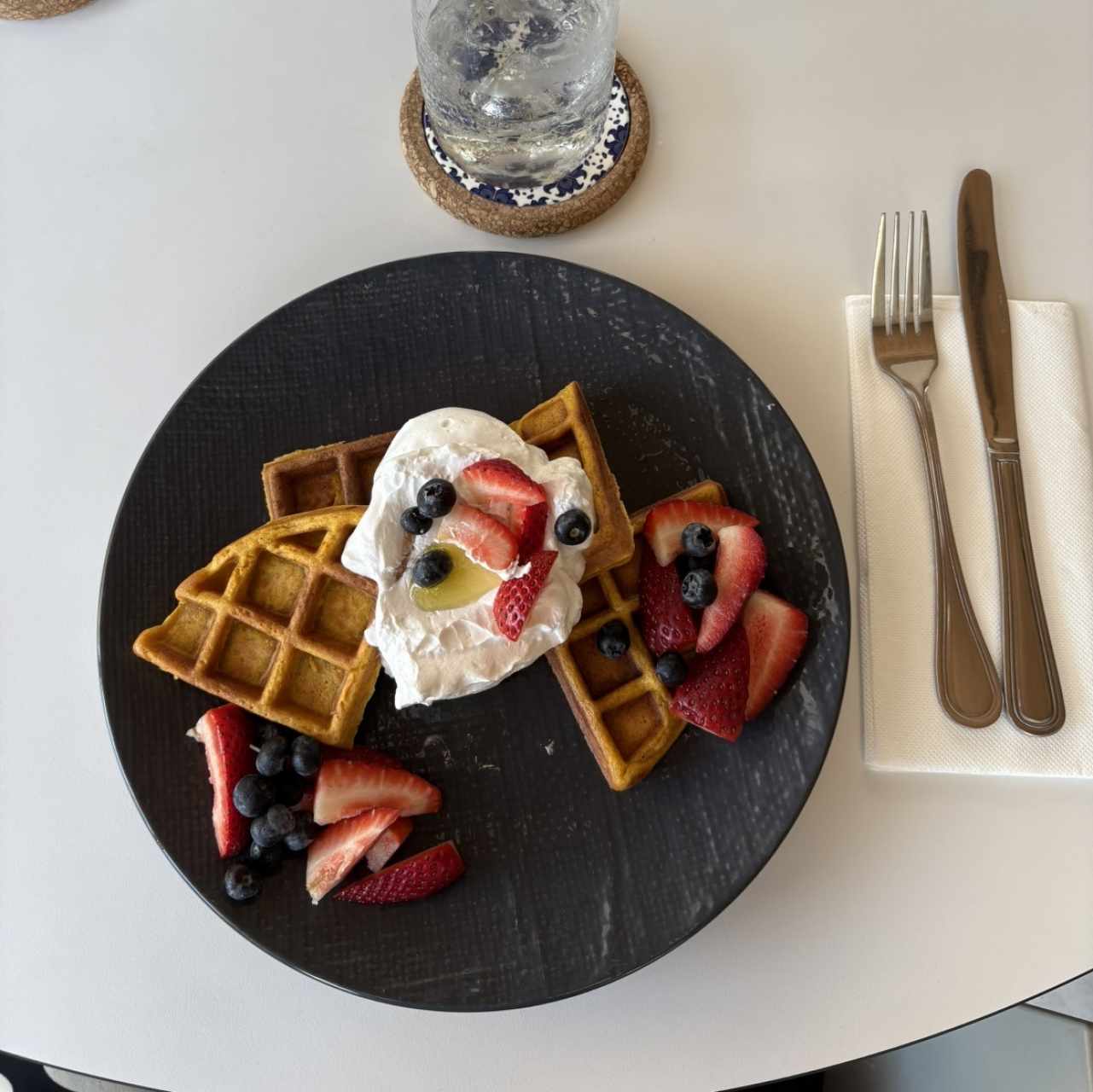 Waffles de Camote