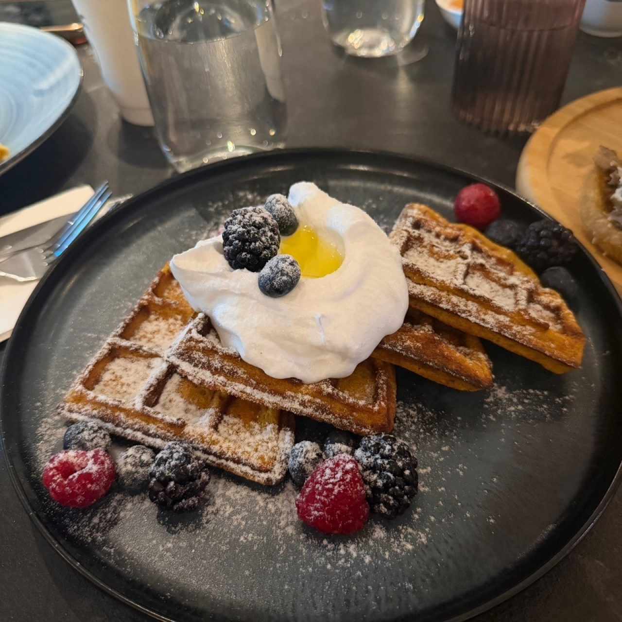 Waffles de Camote