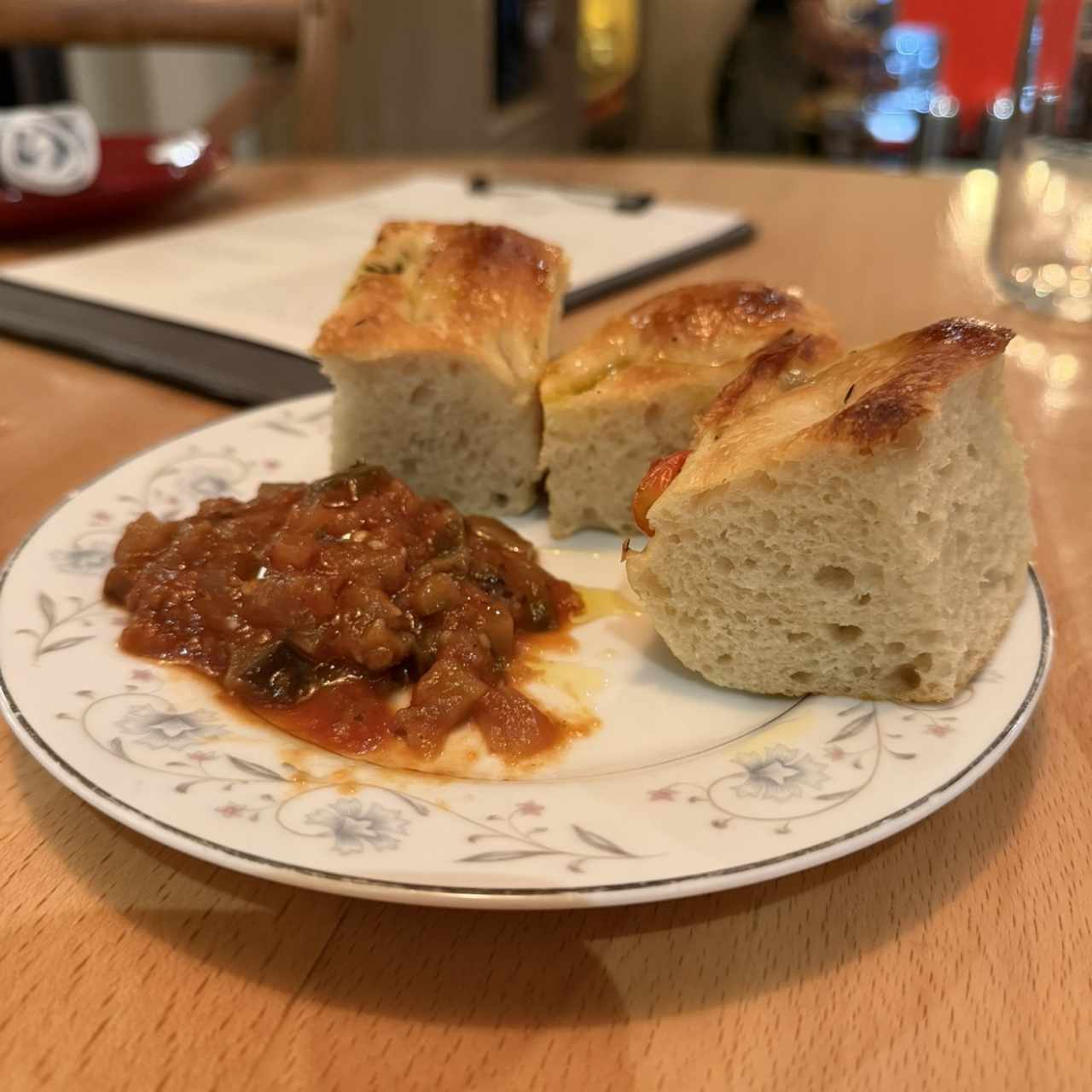 Focaccia de la casa