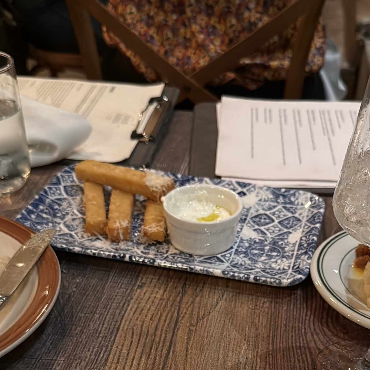 Polenta y stracciattela