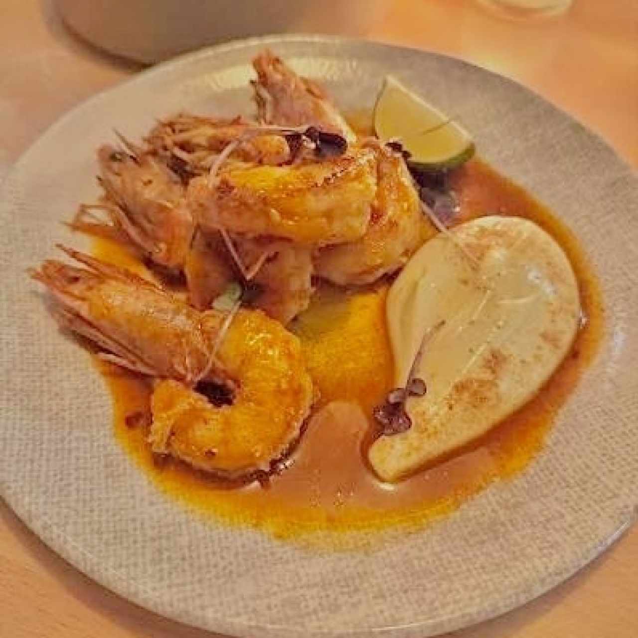 Lunch- Antipasti - Gamberi Infernali