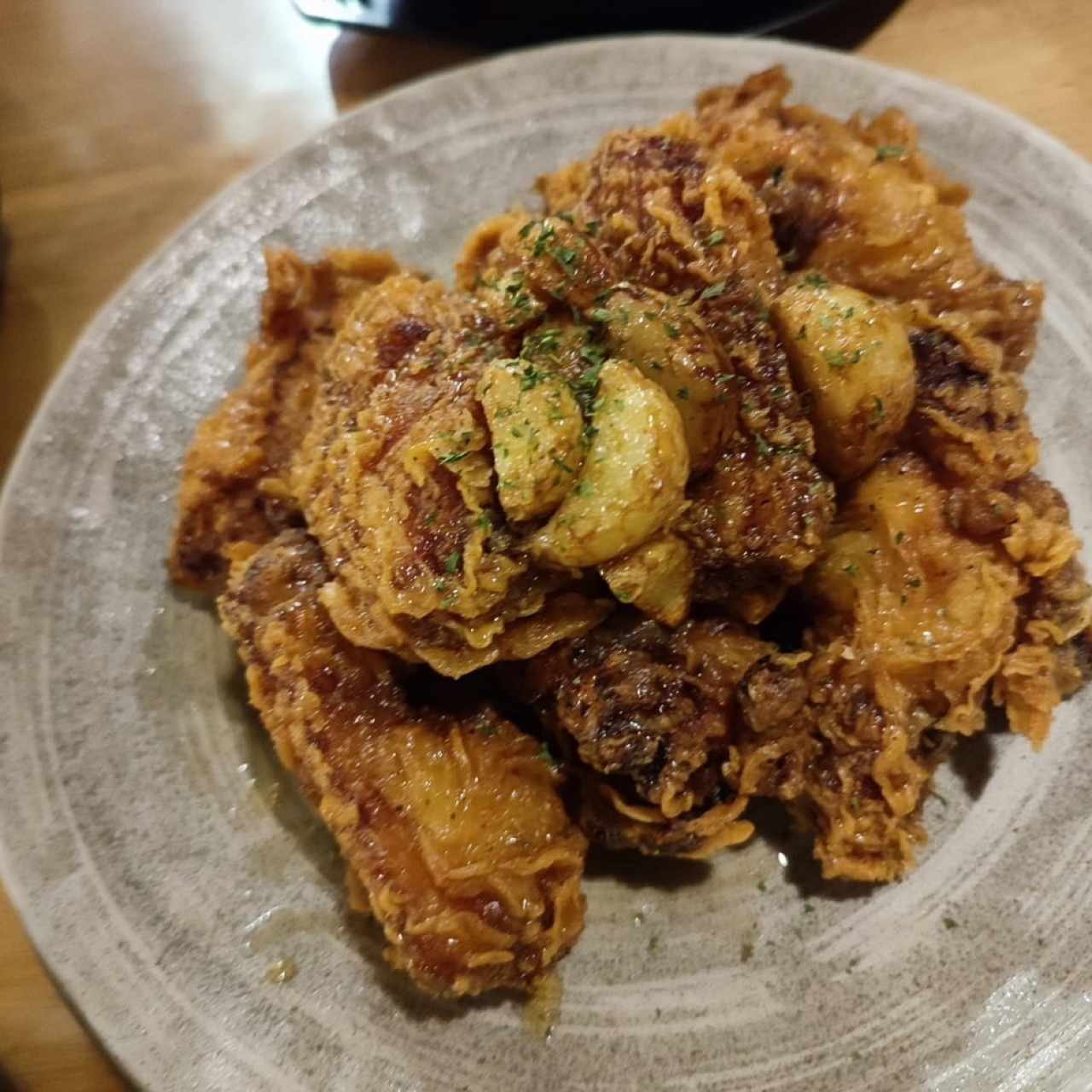 Garlic wings