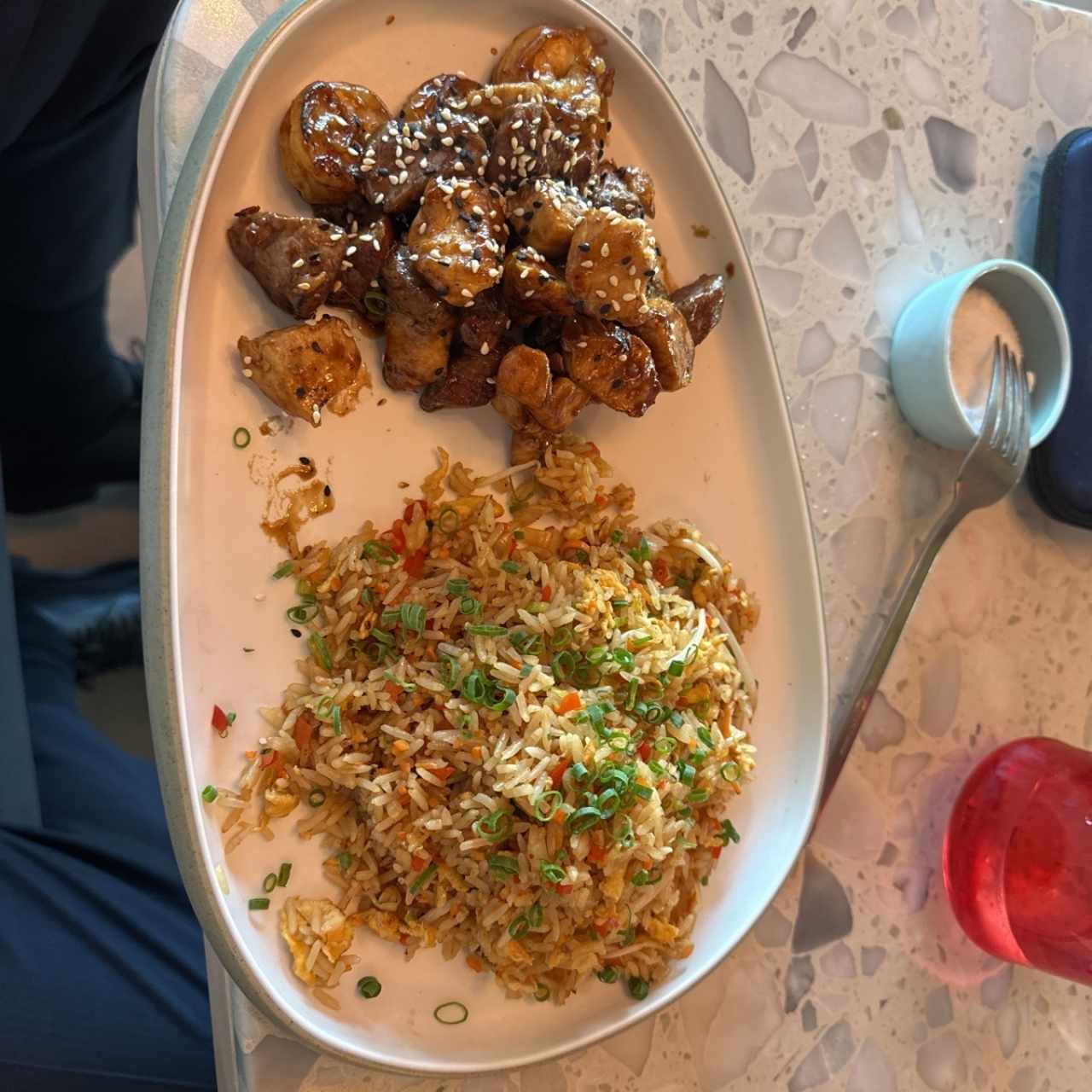 Mixto (pollo, filete y langostinos)