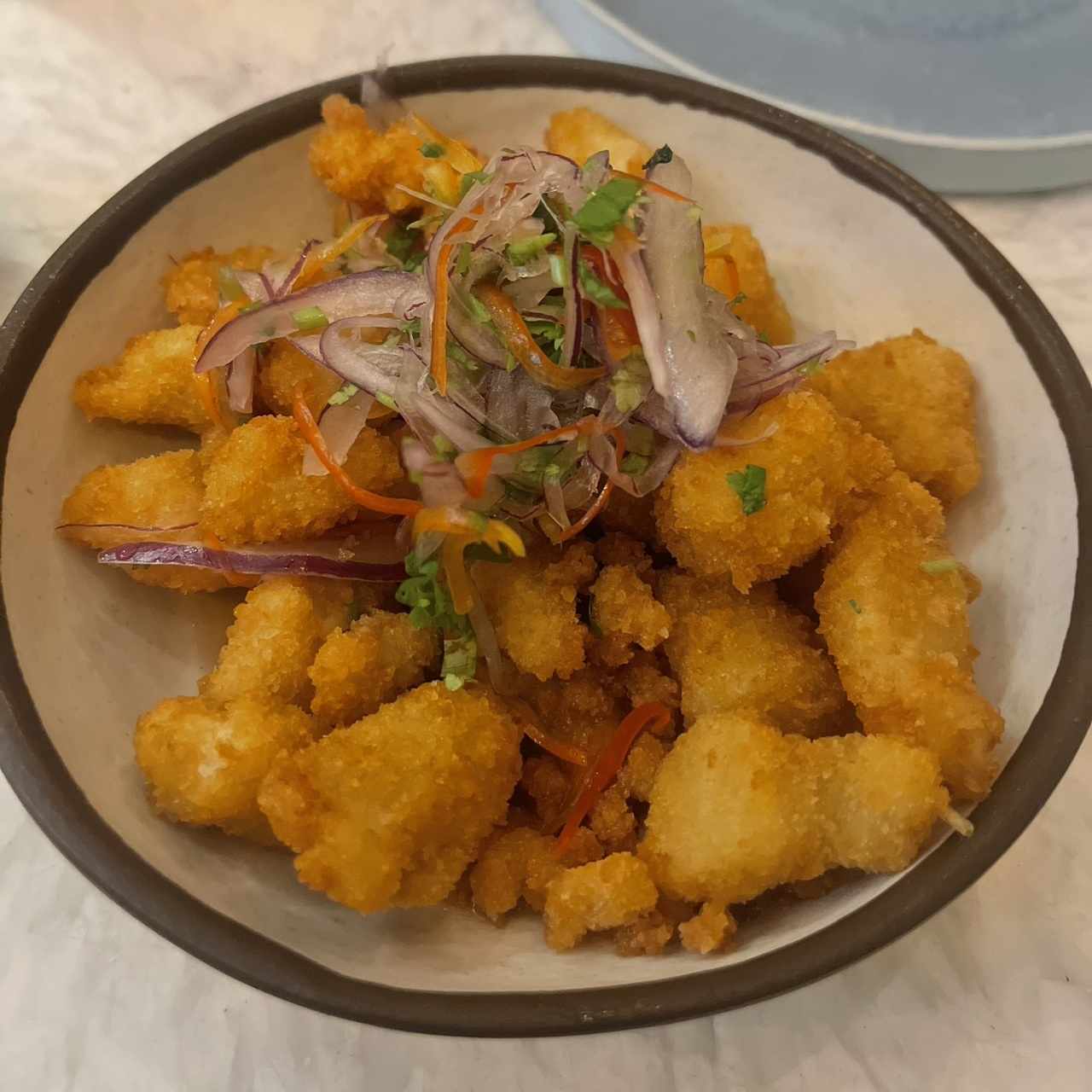 Ceviche Frito de Pescado Blanco