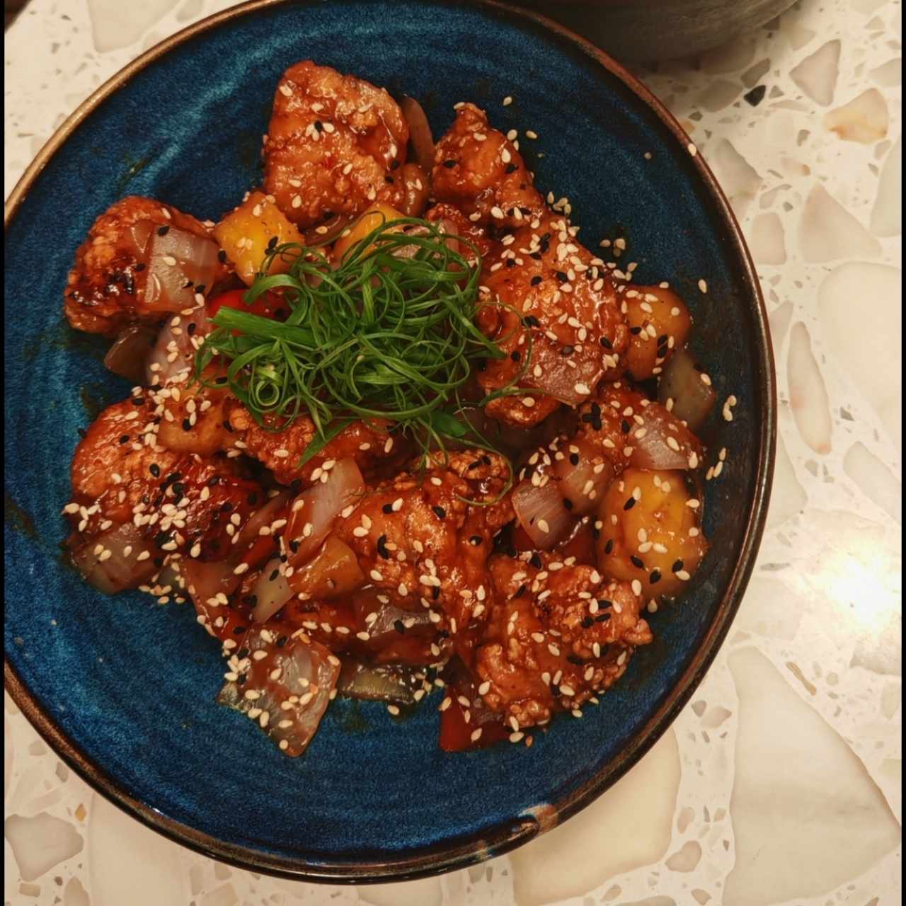 Platos Calientes - Pollo Agridulce