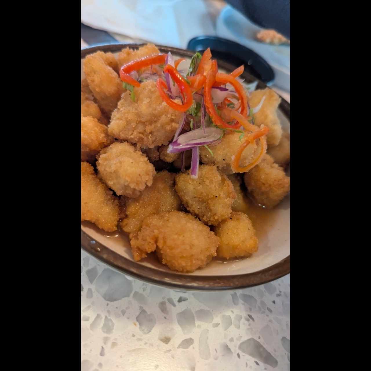 Ceviche Frito de Pescado Blanco