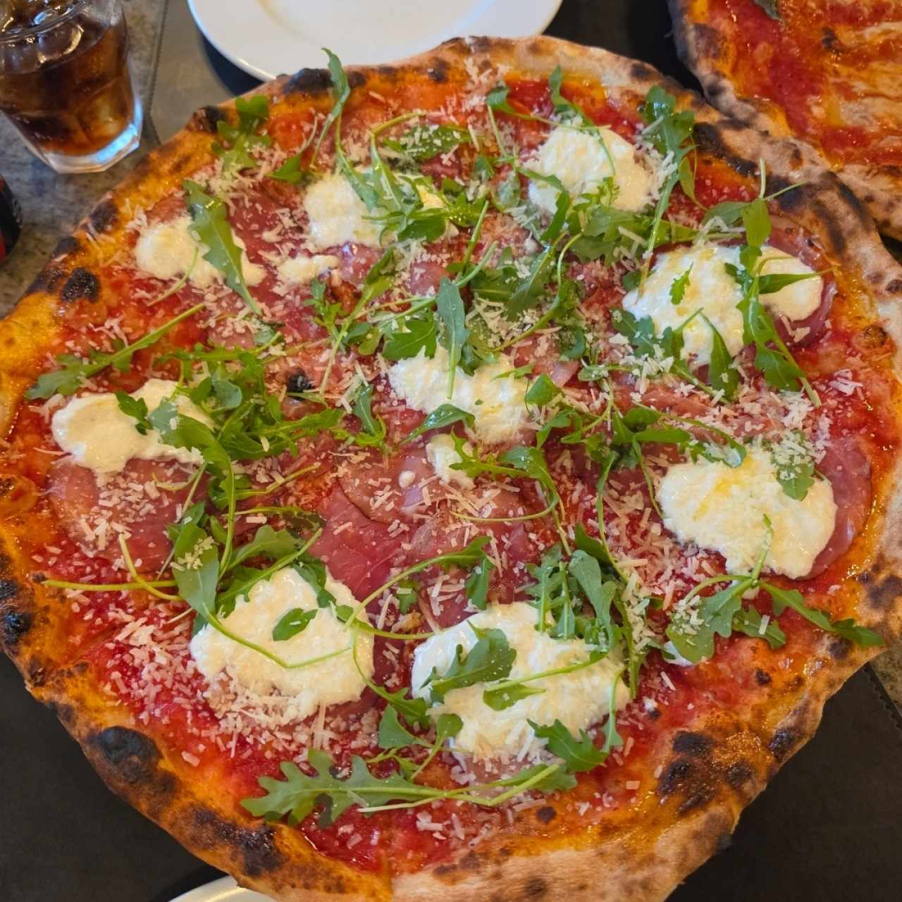 Pizza con Rucula