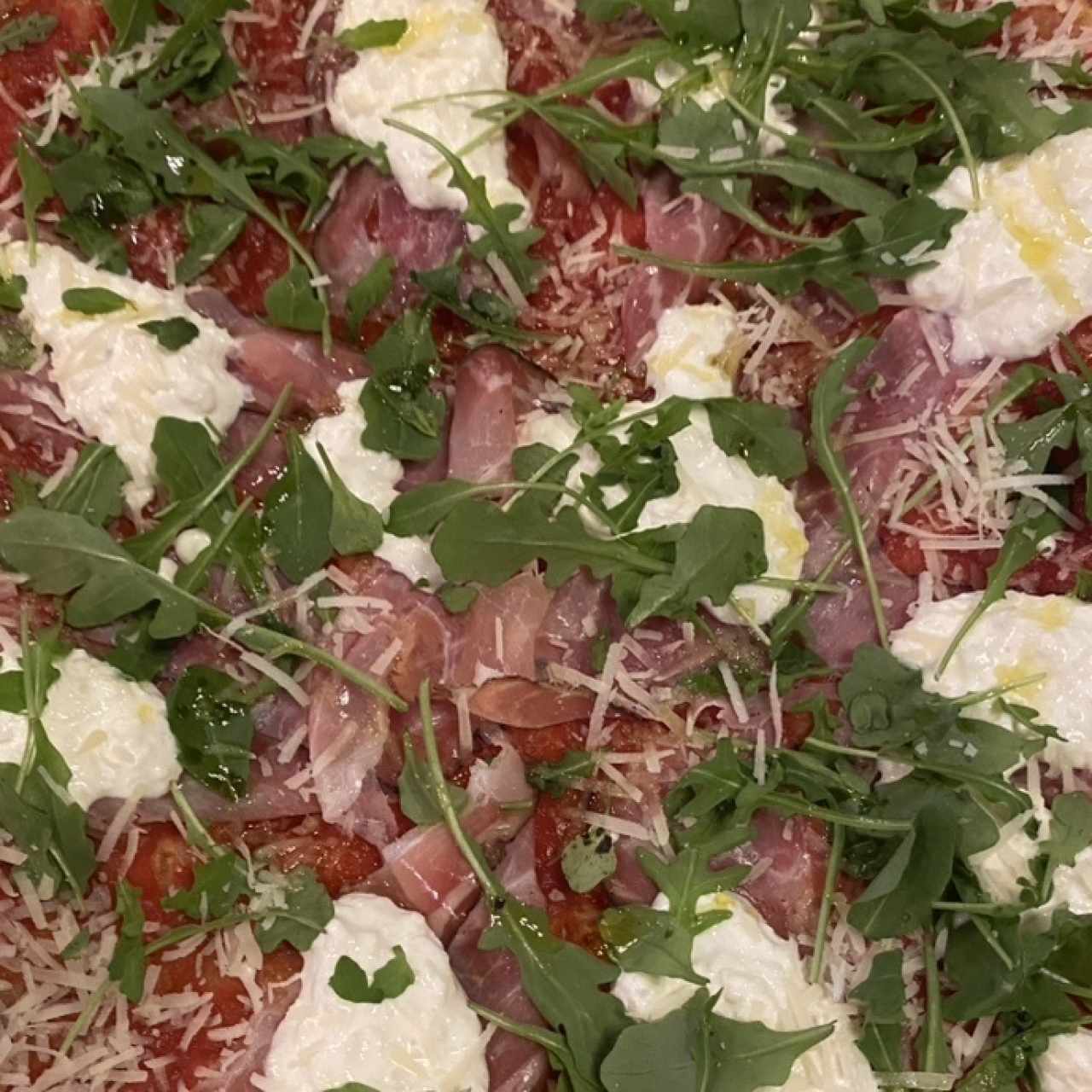 Pizzas Rojas - Speck e Stracciatella