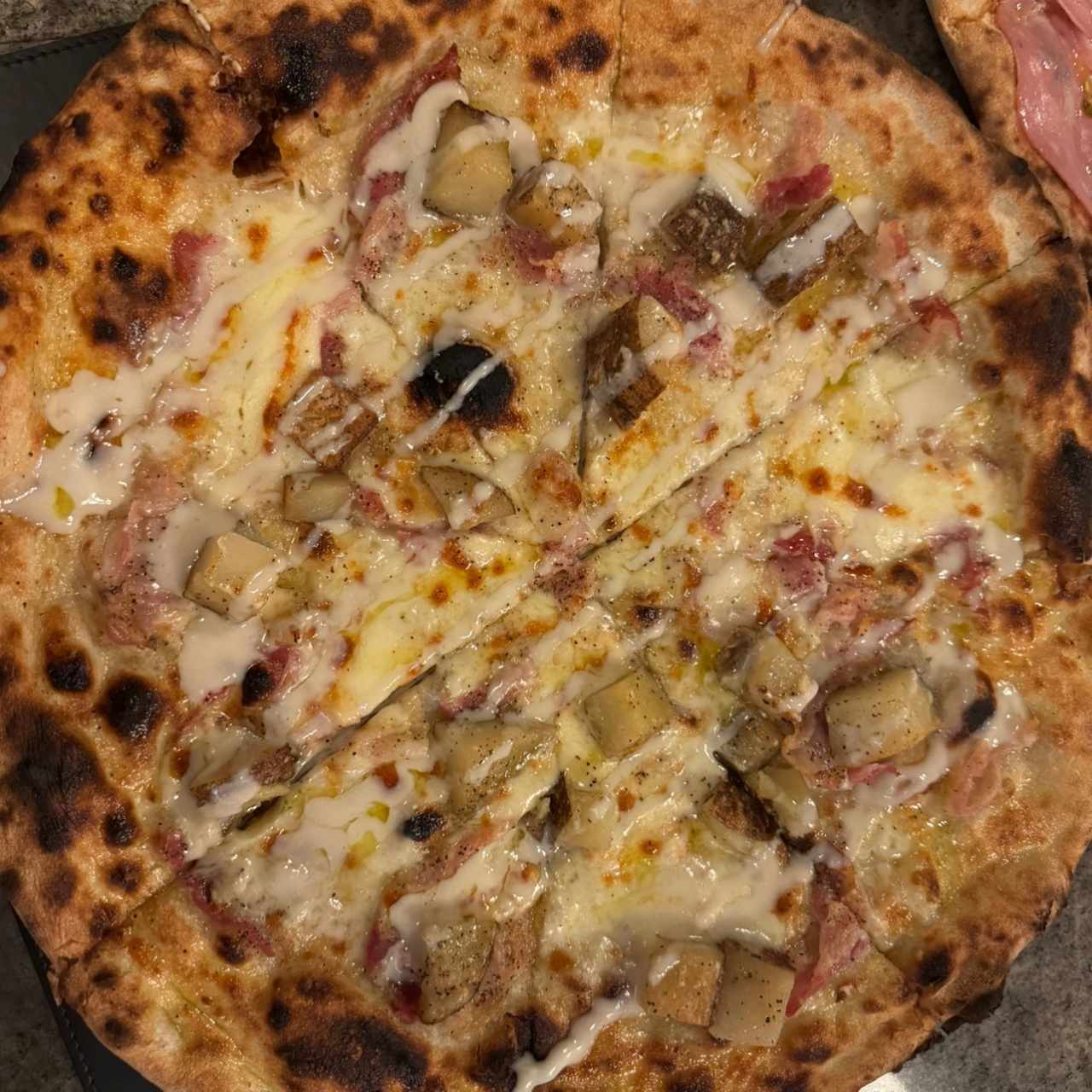 Pancetta, patate e provola