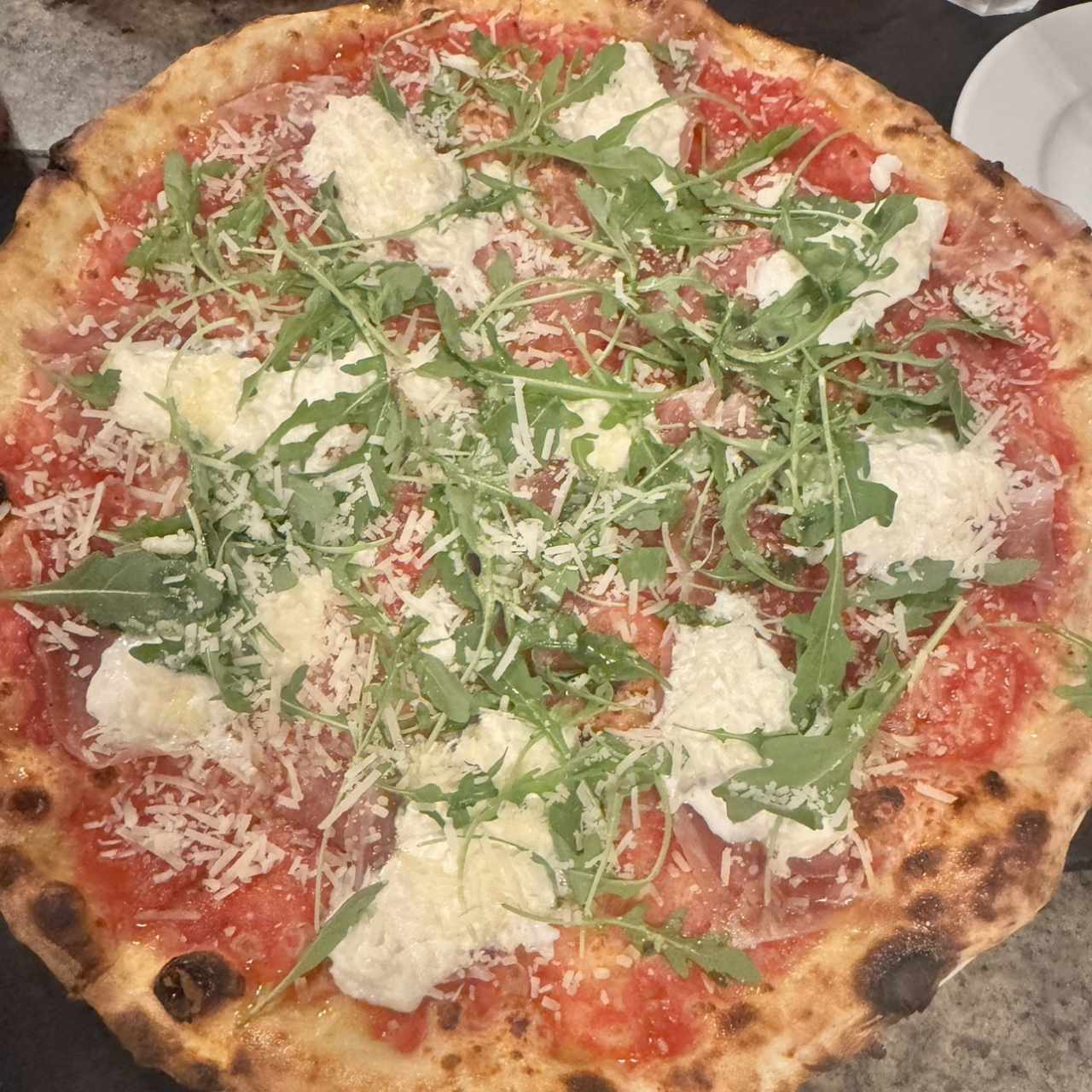 Pizzas Rojas - Speck e Stracciatella