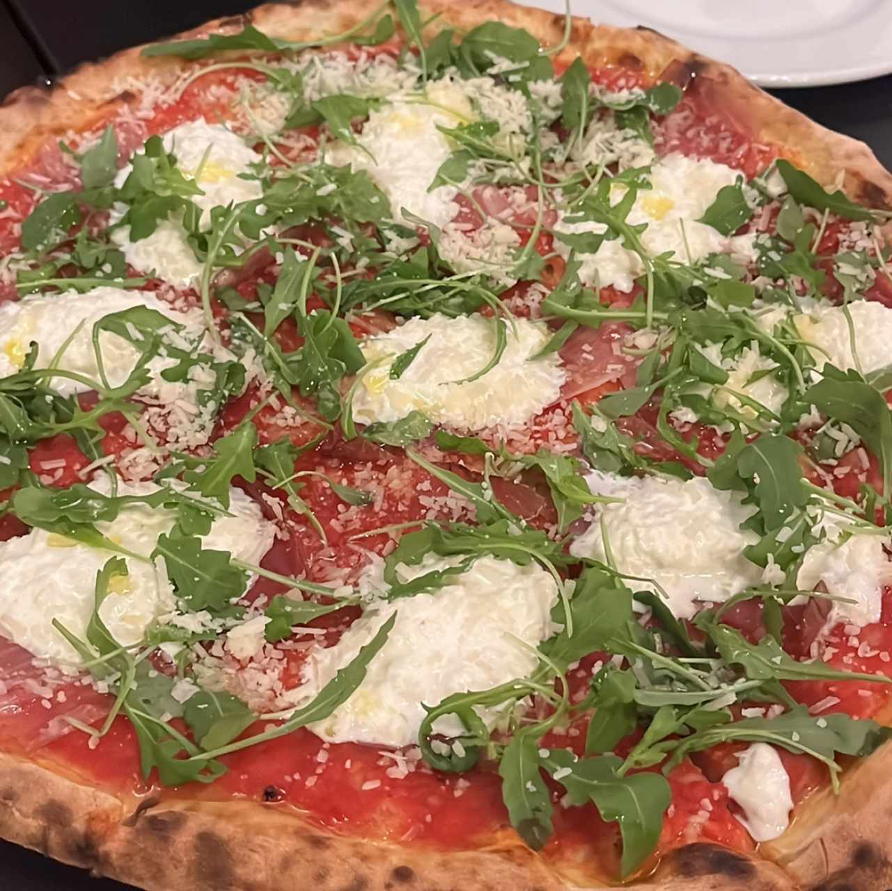 Pizzas Rojas - Speck e Stracciatella