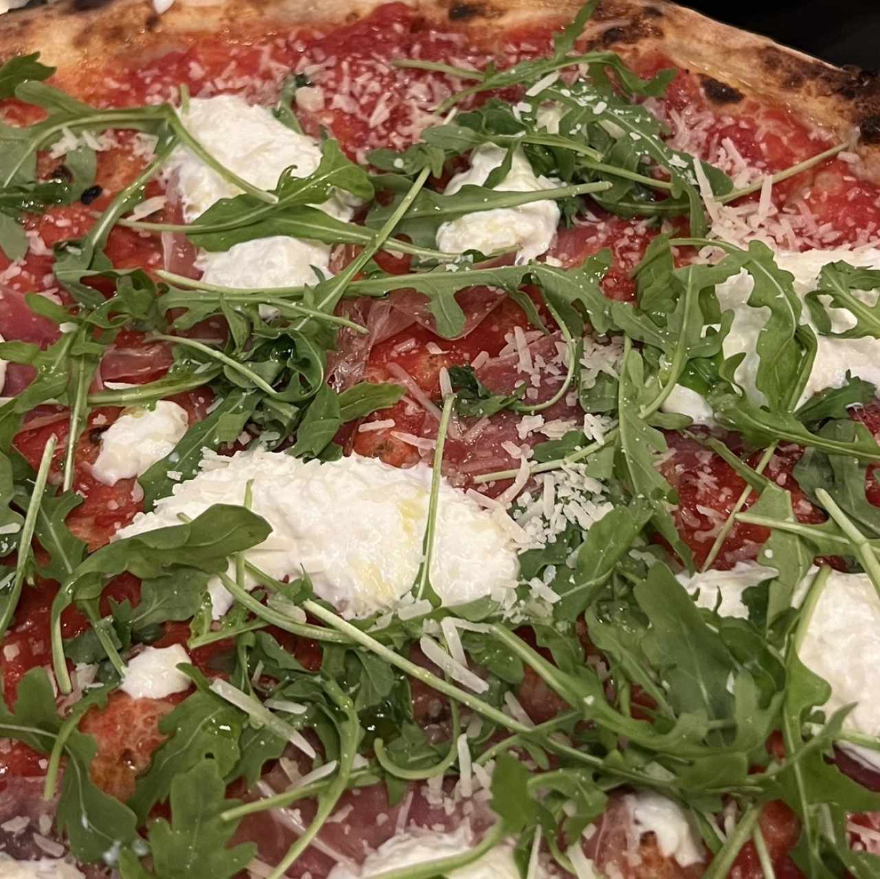 Pizzas Rojas - Speck e Stracciatella
