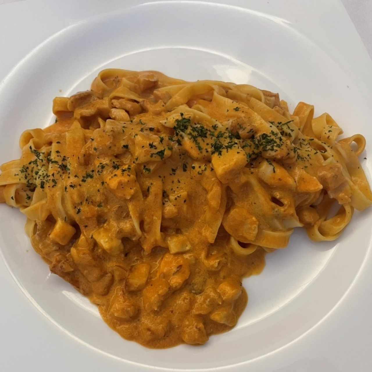 Fettuccine al Salmone Fumicato