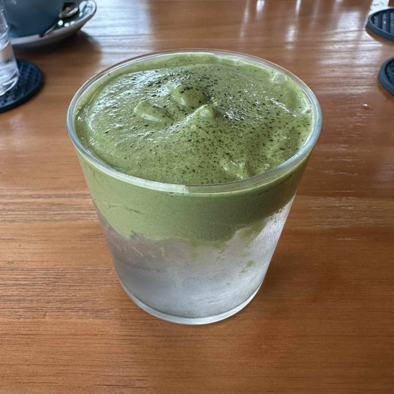 Coco matcha foam