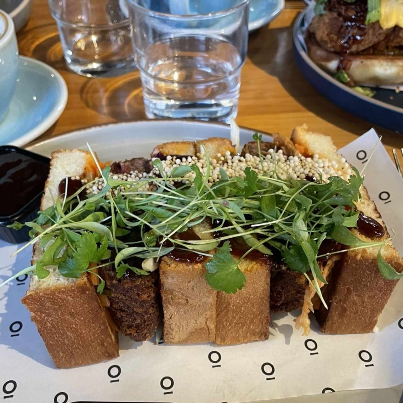 Brisket katsu sando