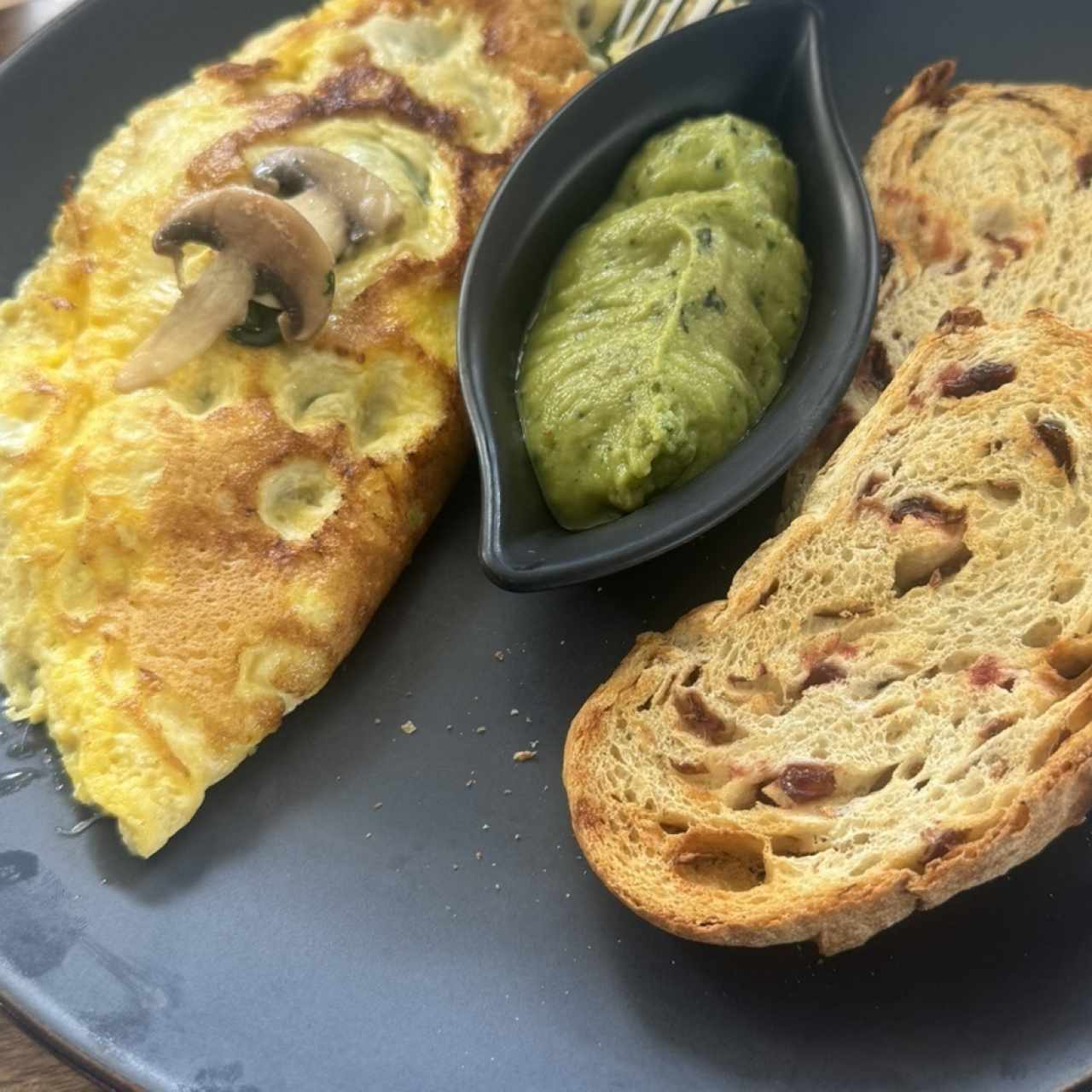OMELETTE - Champiñones y Espinaca