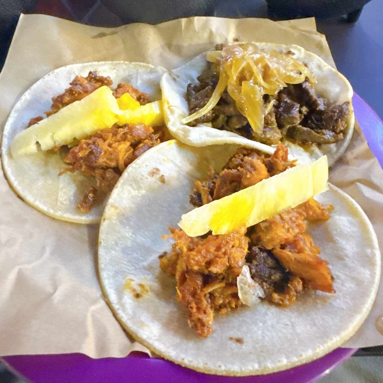 Tacos en trio