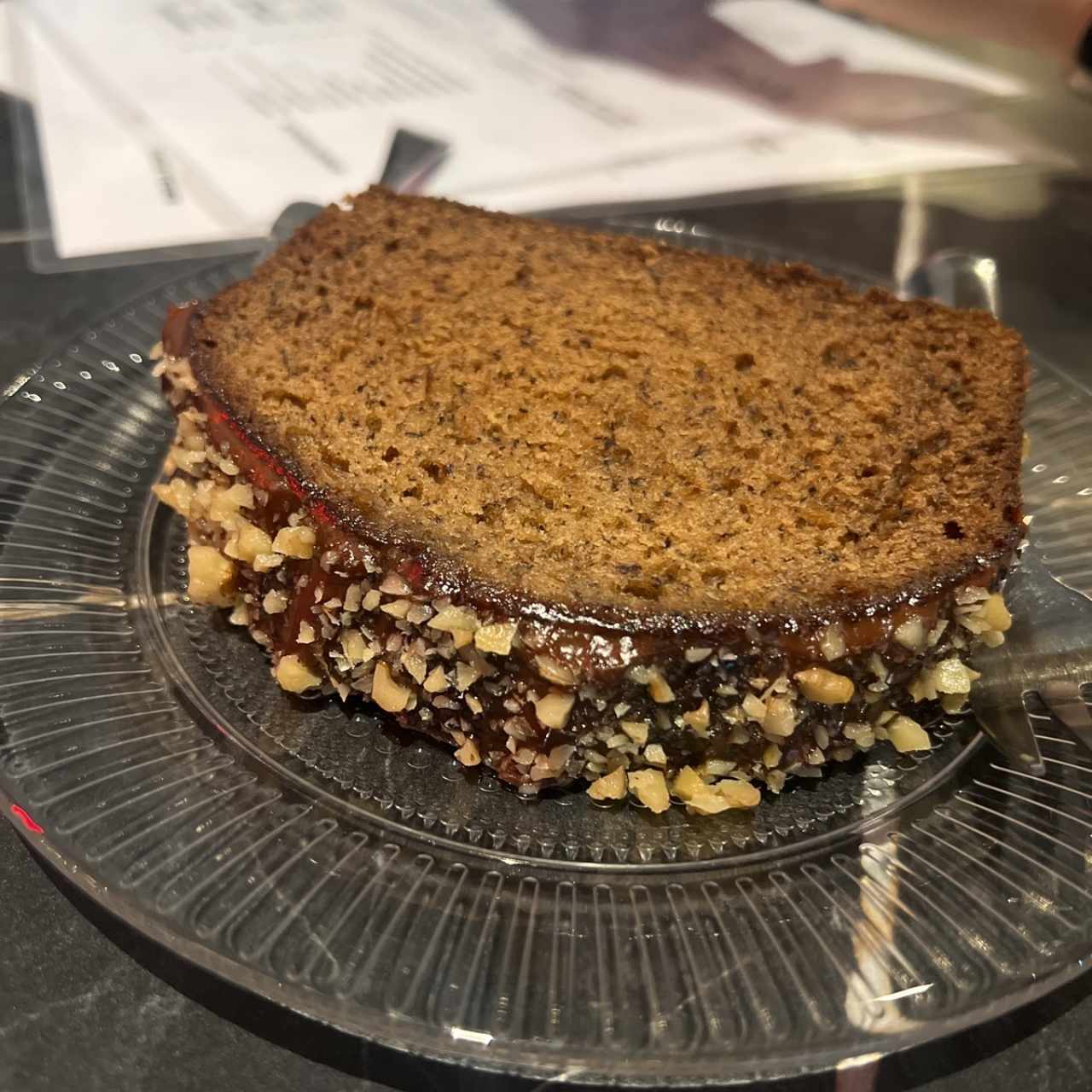 Cake de banana con nutela 