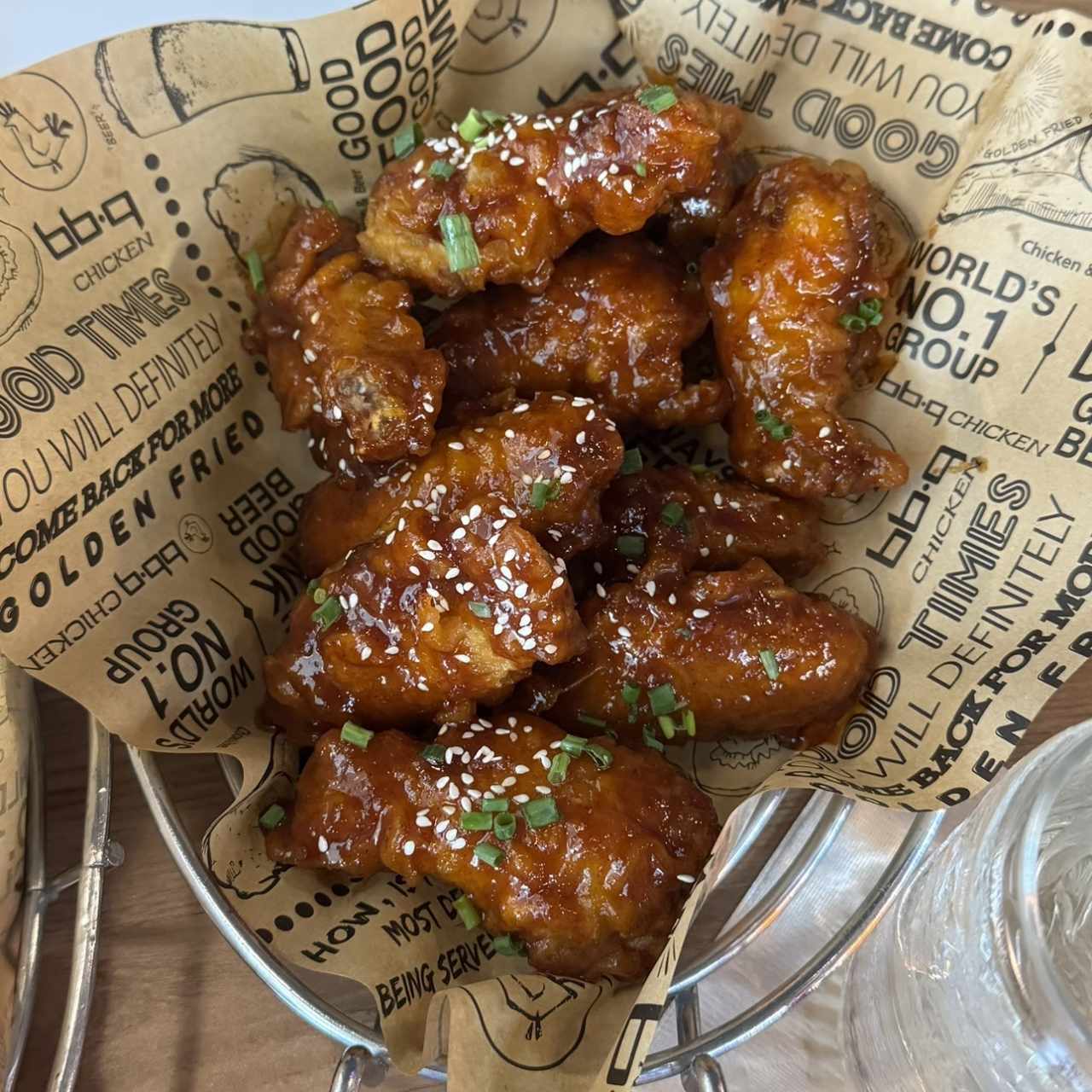 Alitas (10) con Spicy Galbi