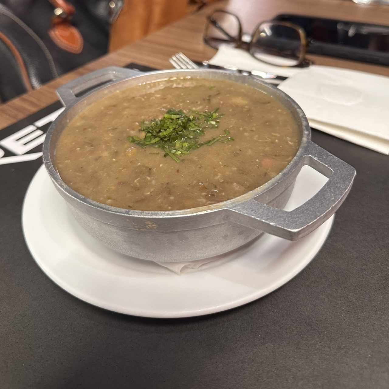 SOPA DE LENTEJA CON CARNE