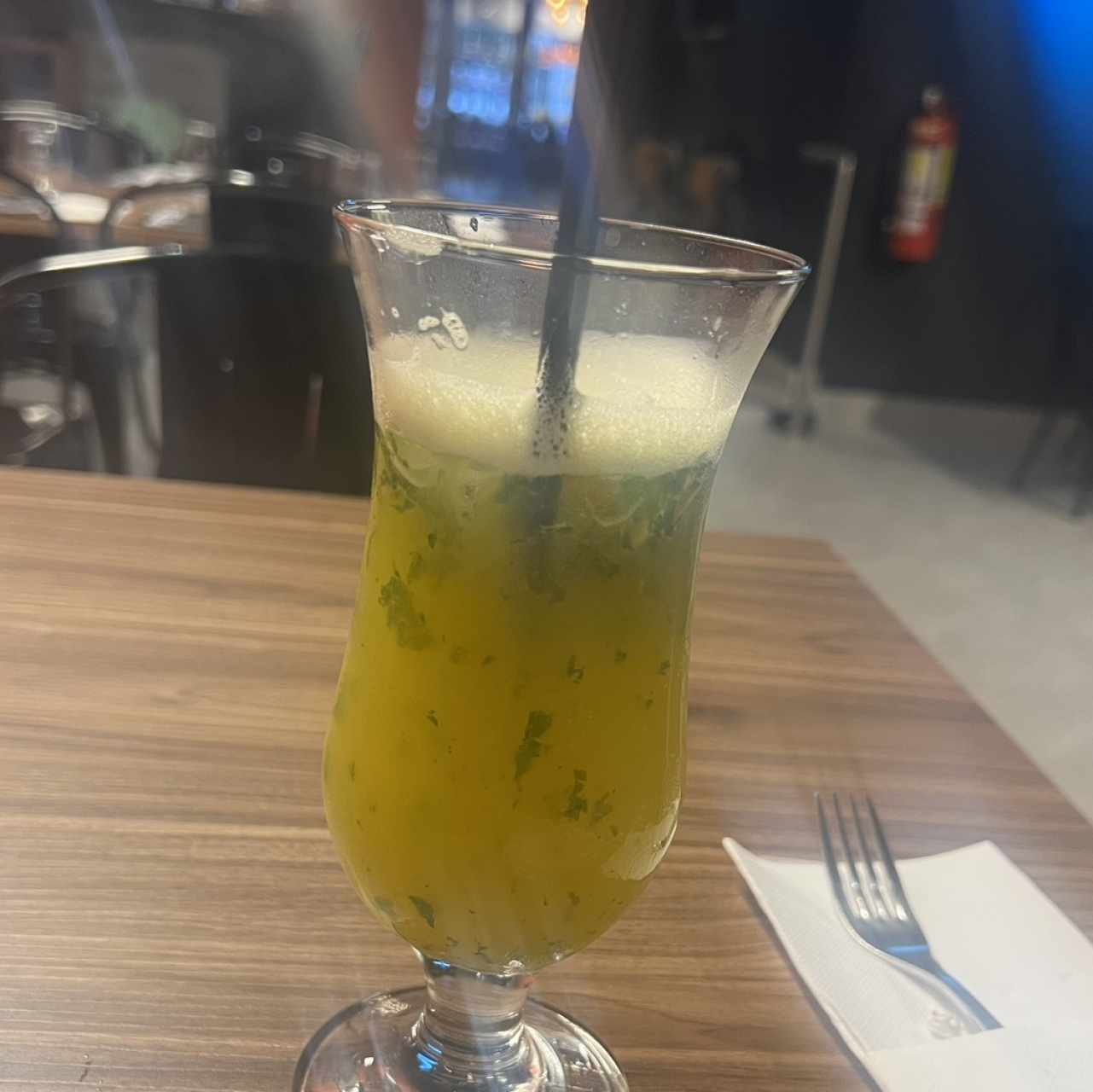 Maracuyá con yerbabuena 