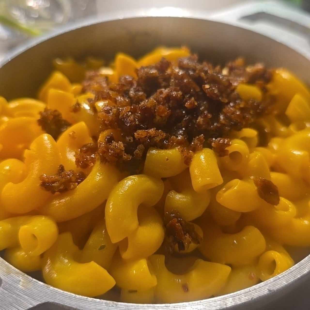 MAC Y CHEESE DE POLLO *OPCIÓN CON CARNE