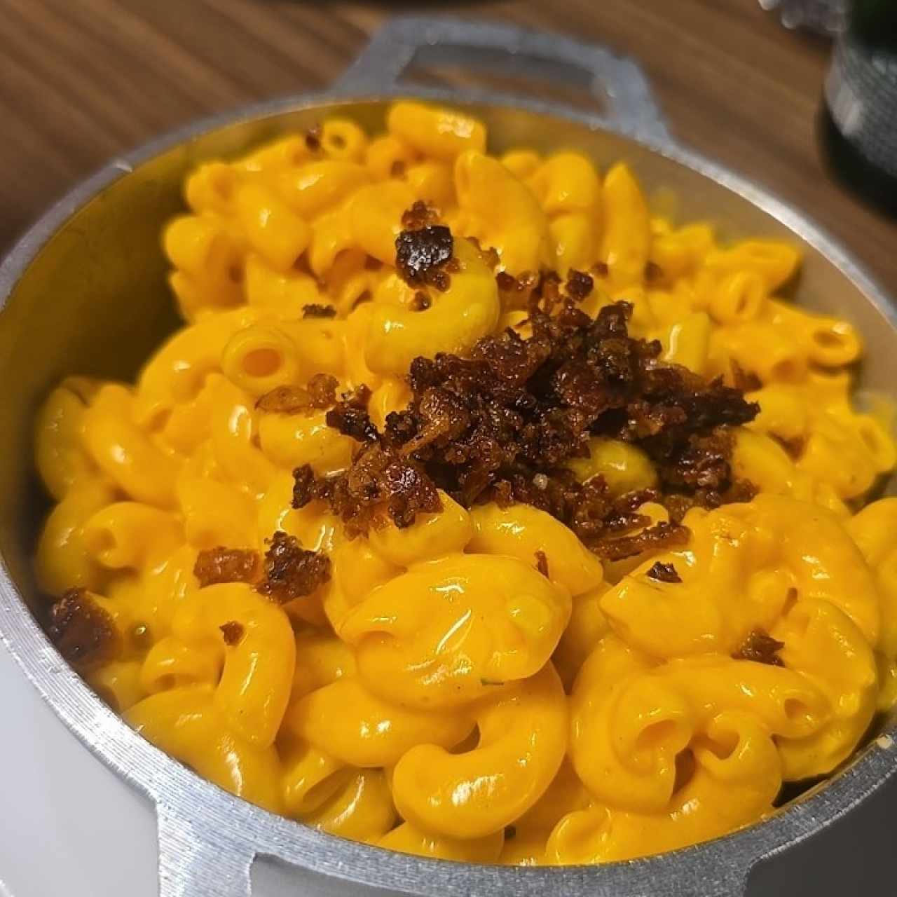 MAC Y CHEESE DE POLLO *OPCIÓN CON CARNE