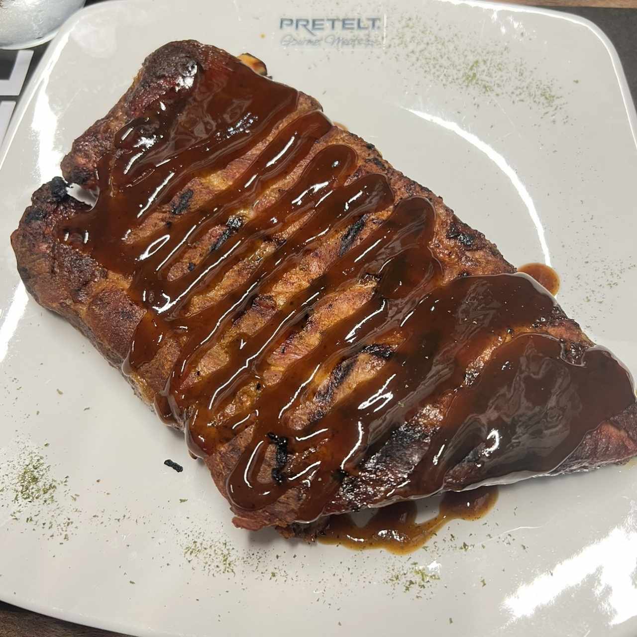 Media Costilla con Barbacoa
