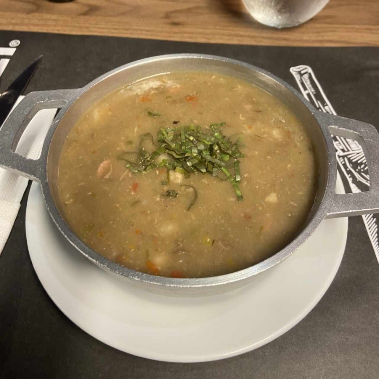 SOPA DE LENTEJA CON CARNE