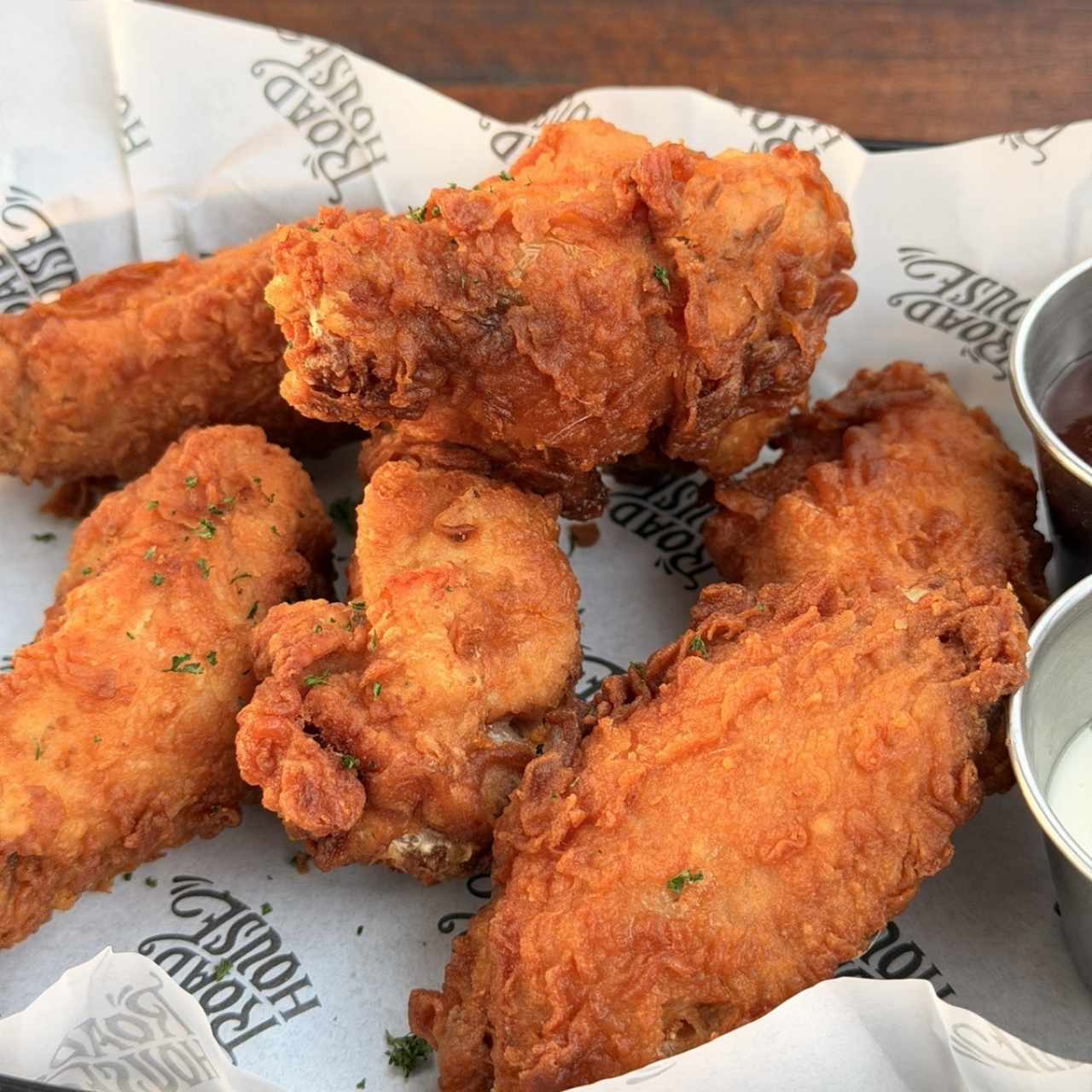 Alitas de Pollo Roadhouse,Con Salsa Spicy