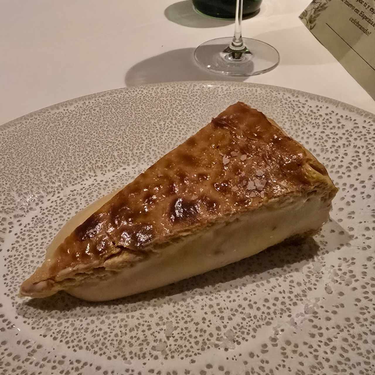 TARTA VASCA "DULCE DE LECHE Y SAL MARINA"