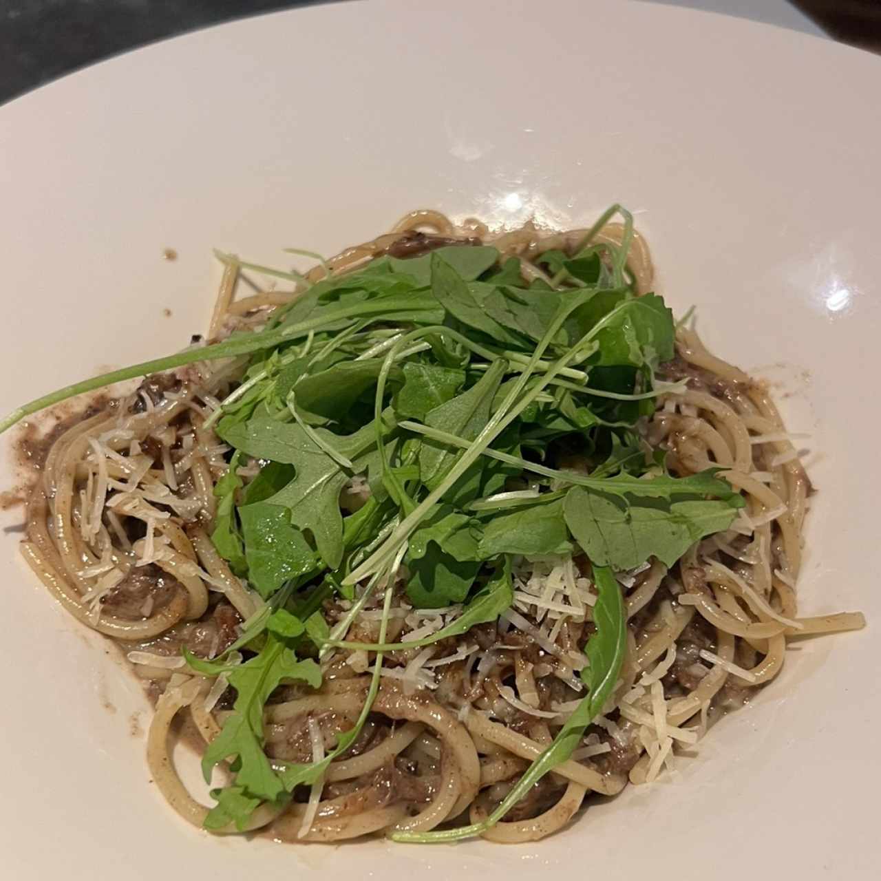 Pasta de rabo trufada