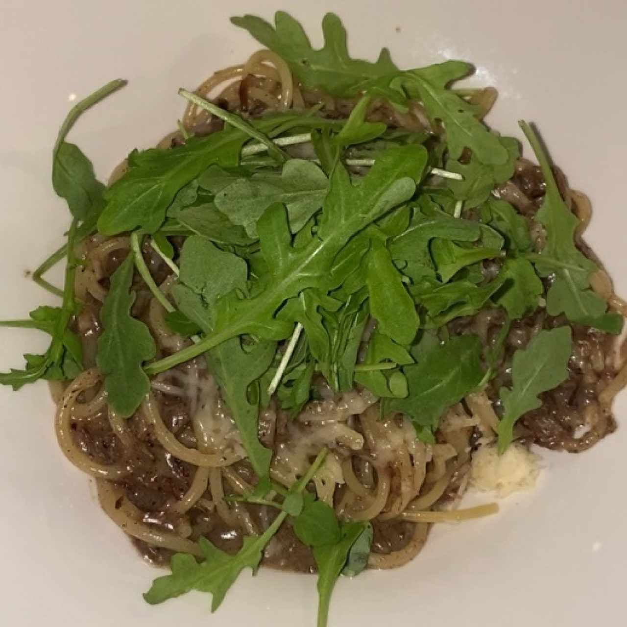 pasta de rabo de res con trufa