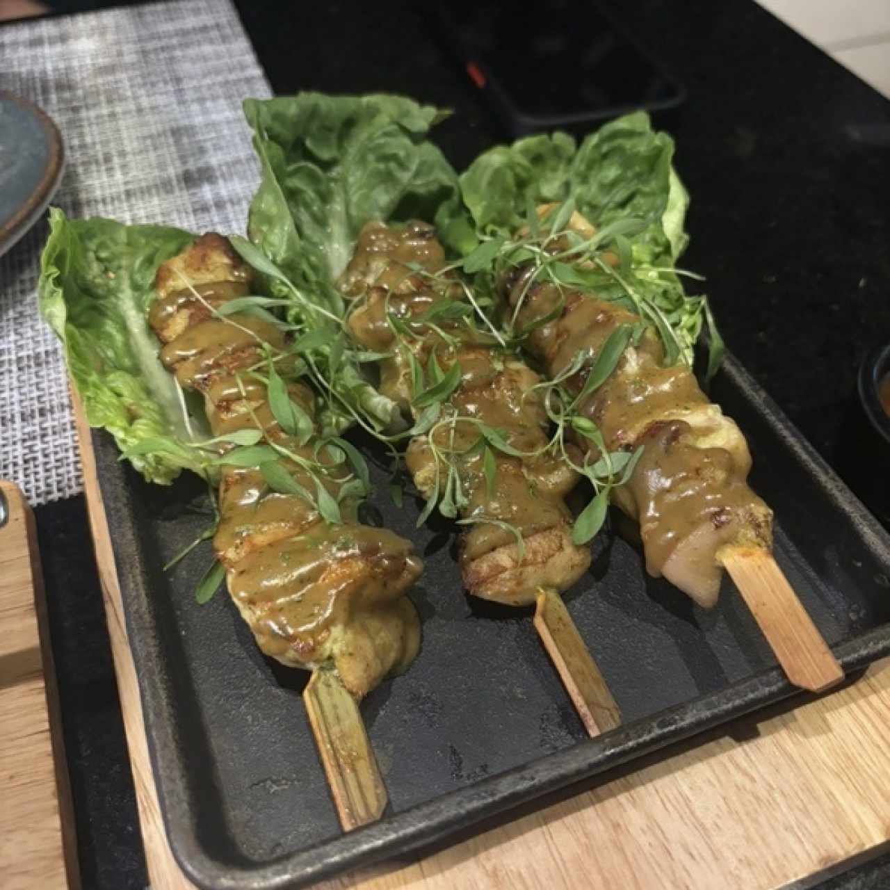 Pinchos de pollo