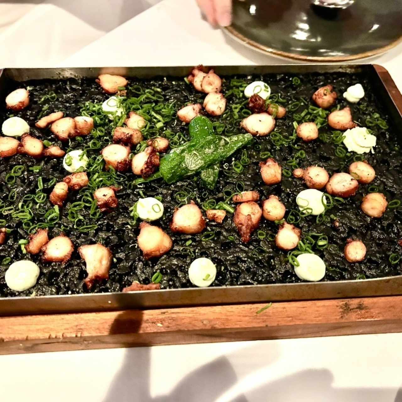 Arroz Negro de Pulpo Crocante