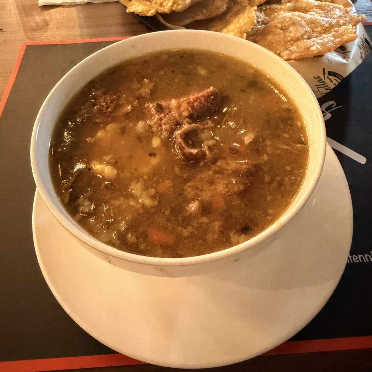 Sopa de costilla 