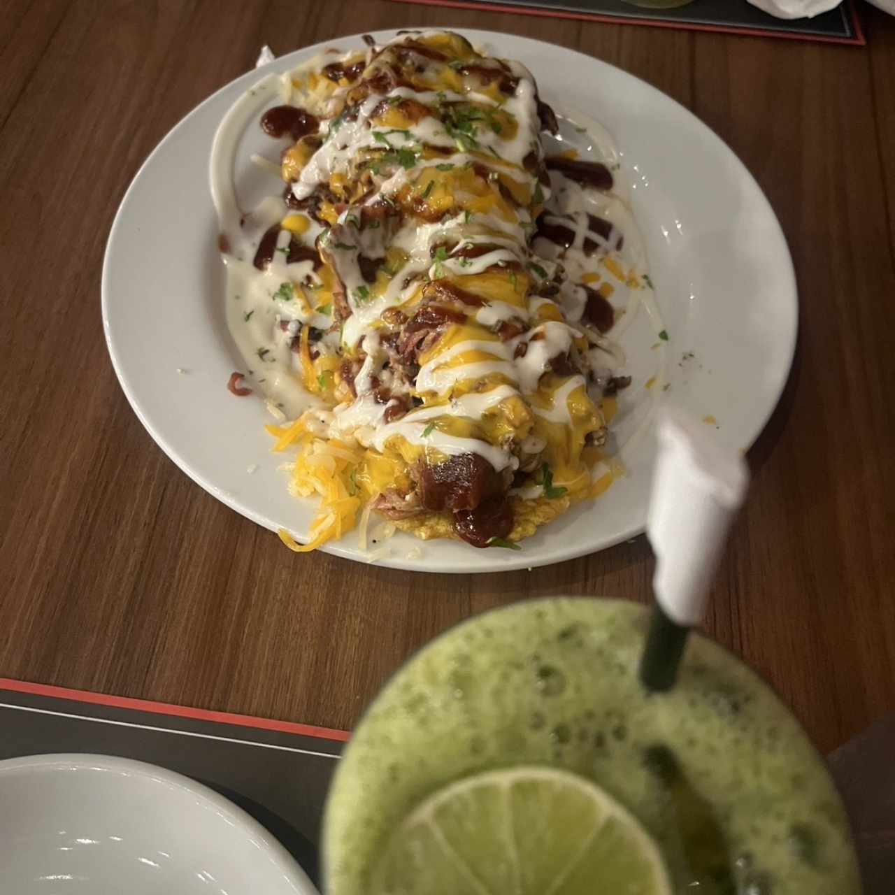 Patacones con Pulled pork 