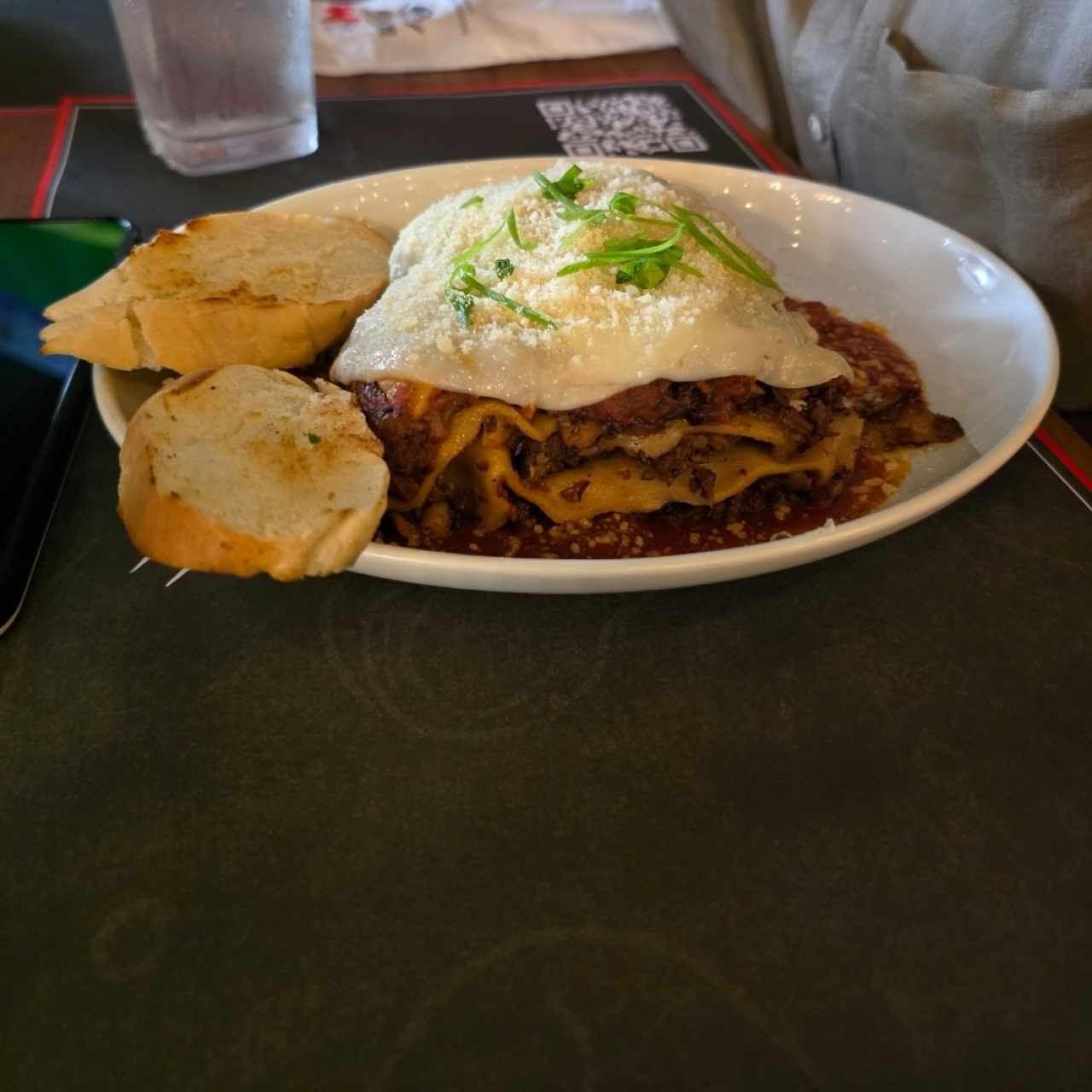 lasaña de brisket
