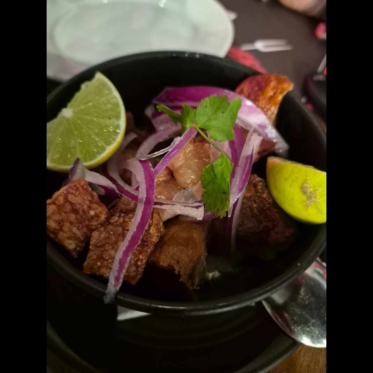ceviche de por belly
