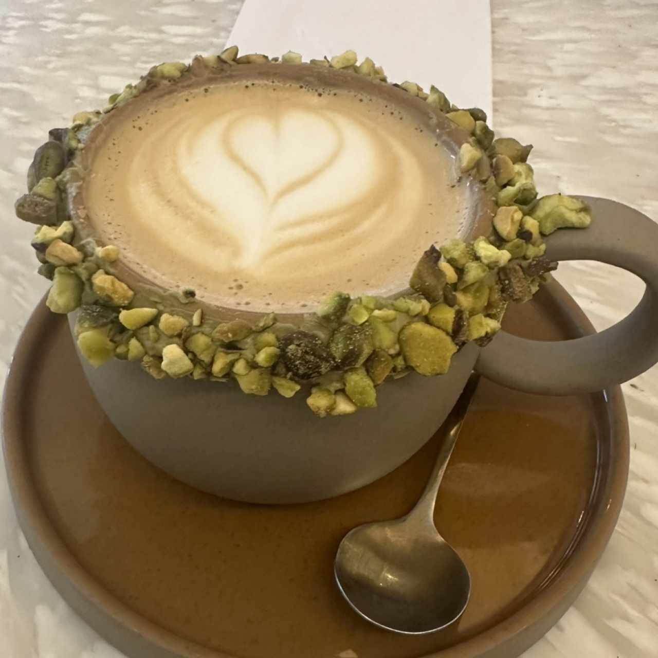 Pistacho coffee 