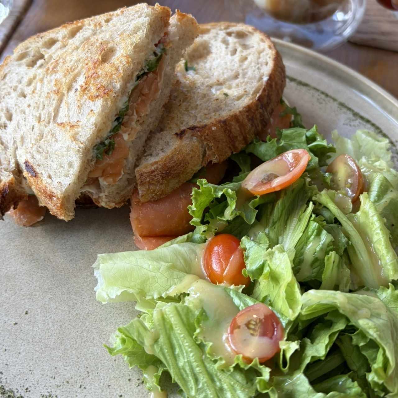 Salmon toast