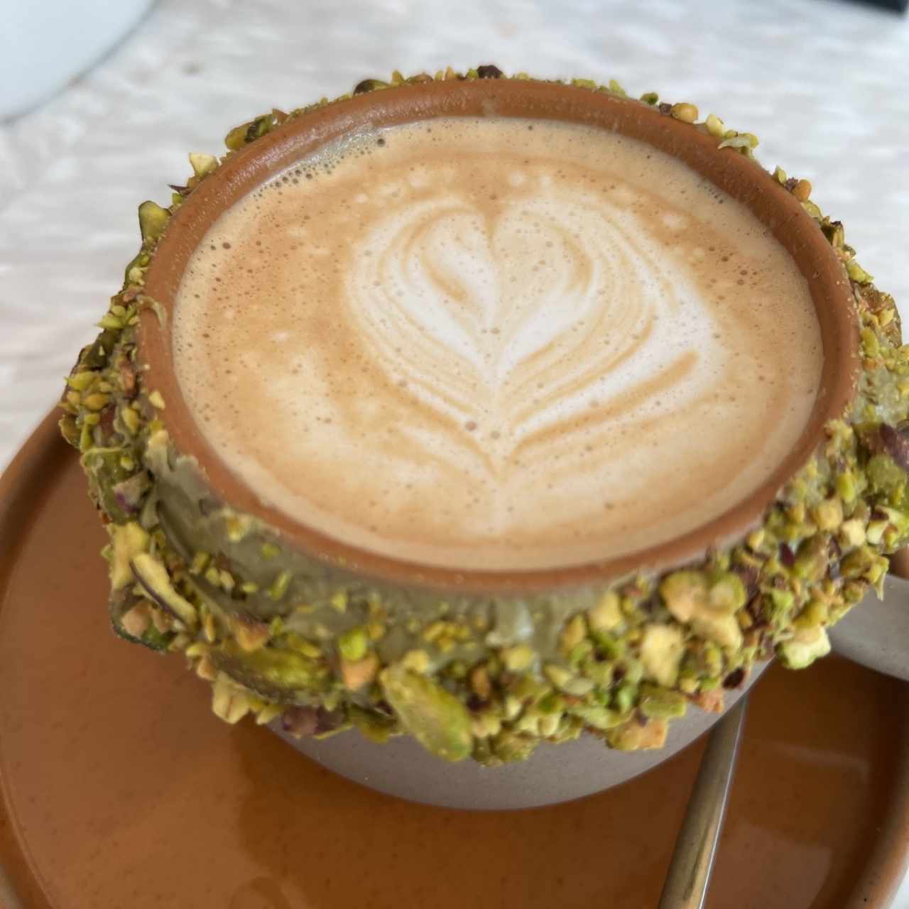 Capuchino con Pistacho